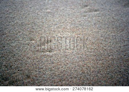 Grain Of Grey Sand Macro Photo Nature