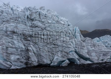 Beautiful Pastoruri Glacier In The Andes In Peru