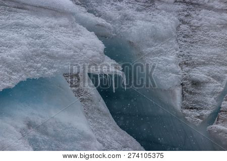 Beautiful Pastoruri Glacier In The Andes In Peru
