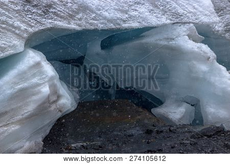Beautiful Pastoruri Glacier In The Andes In Peru