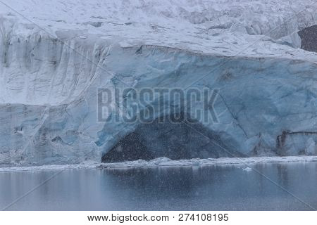 Beautiful Pastoruri Glacier In The Andes In Peru