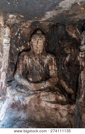 Bojjannakonda And Lingalakonda Are Two Buddhist Rock-cut Caves On Adjacent Hillocks At Visakhapatnam