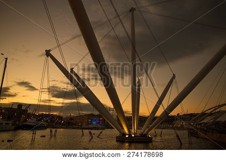 Genoa, Italy, November 27, 2018 - View Of 