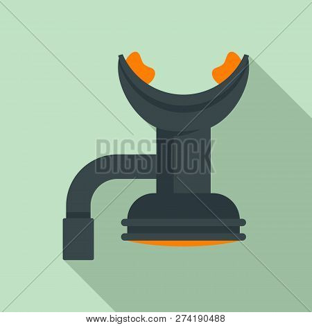Diving Mouth Tool Icon. Flat Illustration Of Diving Mouth Tool Vector Icon For Web Design