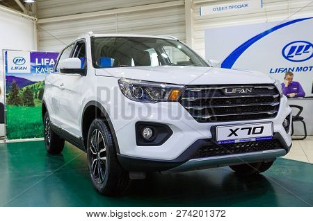 Novokuznetsk. Russia. 18.04.2018. Presentation Of Chinese Car Lifan X70