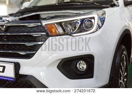 Novokuznetsk. Russia. 18.04.2018. Presentation Of Chinese Car Lifan X70