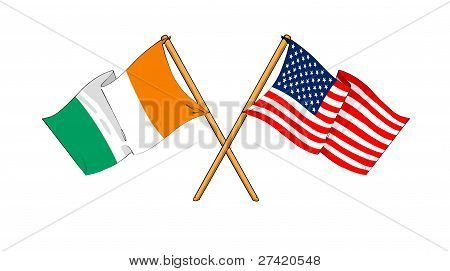 Amerika og Elfenbenskysten Alliance og venskab