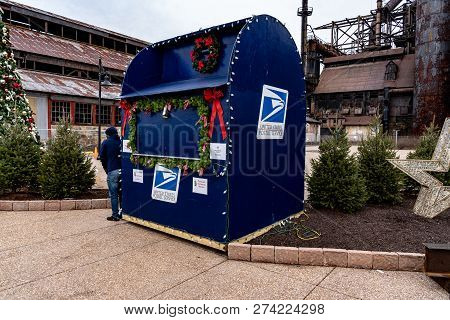 Giant Mailbox At The Christkindlmarket