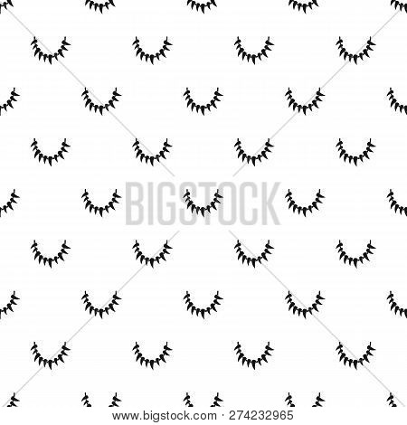 Tooth Necklace Pattern Vector Seamless Repeating For Any Web Design
