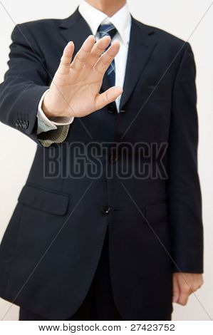 Forretningsmænd til at begrænse.