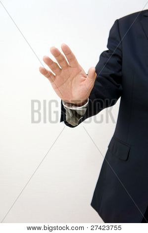 Forretningsmænd til at begrænse.