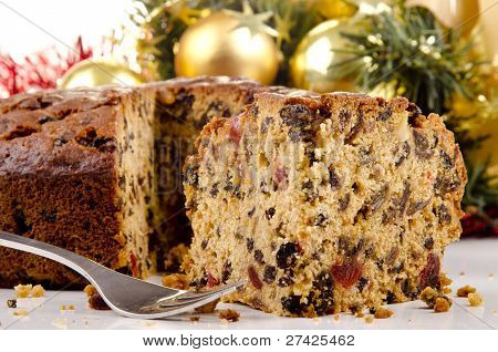 Nybakade jul fruktkaka