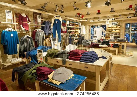 ROME, ITALY - CIRCA NOVEMBER, 2017: interior shot of Alcott store in Rome. 