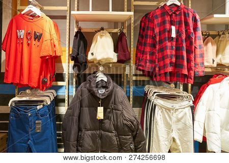 ROME, ITALY - CIRCA NOVEMBER, 2017: interior shot of Alcott store in Rome. 
