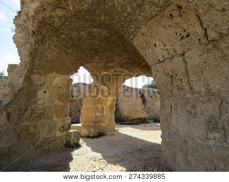 Carthago Ruins Of Capital City Of The Ancient Carthaginian Civilization. Unesco World Heritage Site.