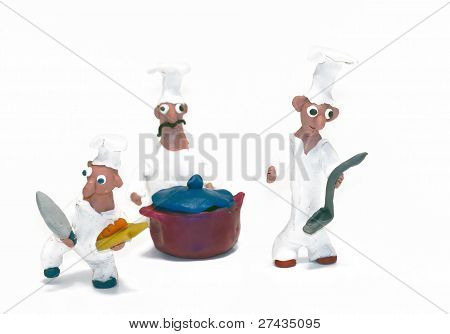 gay chef preparano cena