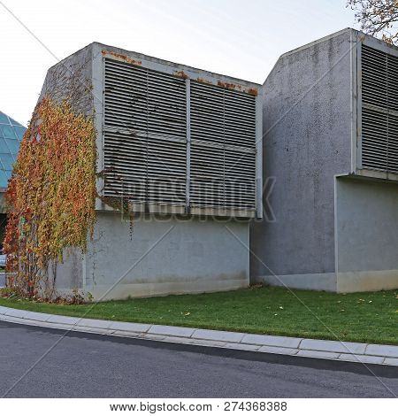 Exhaust Vents Of Industrial Air Conditioning And Ventilation