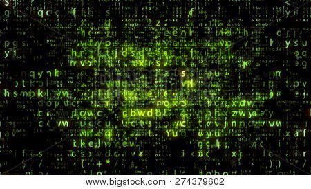 Volumetric Salad Code Matrix Letters