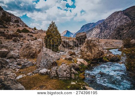 Tajikistan Mountain Beautiful, Fann Mountain, Kulikalon Lakes