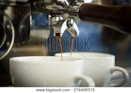 Find Your Perfect Flavor With Hot Drinks Machine. Flavour Small Cups To Serve Coffee. Espresso Makin