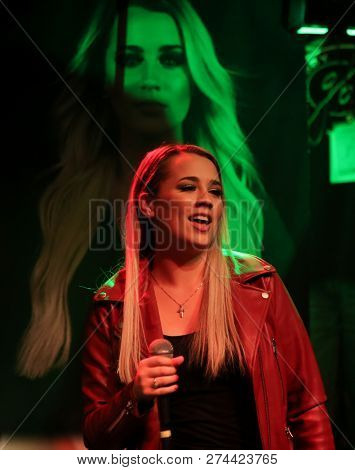 NEW YORK - DEC 13: Gabby Barrett performs in concert at Irving Plaza on December 13, 2018 in New York City