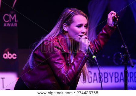 NEW YORK - DEC 13: Gabby Barrett performs in concert at Irving Plaza on December 13, 2018 in New York City