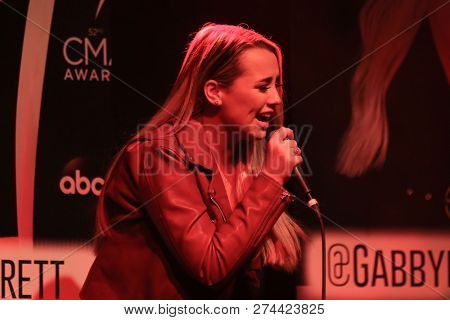 NEW YORK - DEC 13: Gabby Barrett performs in concert at Irving Plaza on December 13, 2018 in New York City