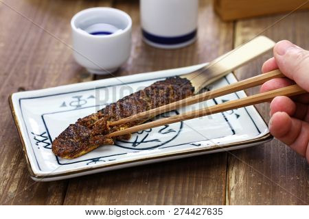 soba miso, burnt miso(soybean paste) with roasted buckwheat seeds, japanese food