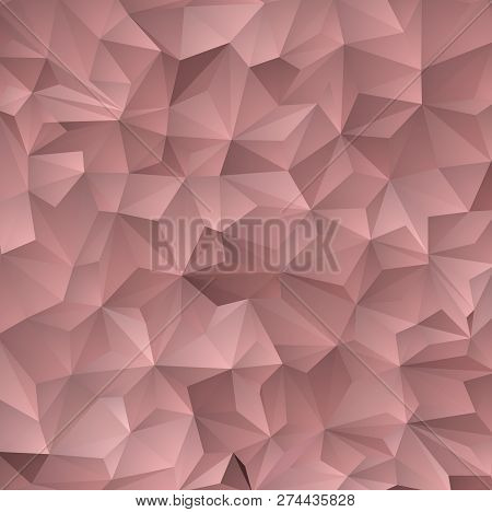 Dark Blue, Red Vector Polygon Abstract Backdrop. Glitter Abstract Illustration With An Elegant Trian