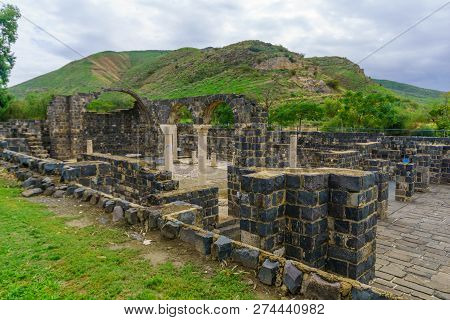 Remains Of A Byzantine Monastery, In Kursi National Park, Golan Heights, Northern Israel. Identified