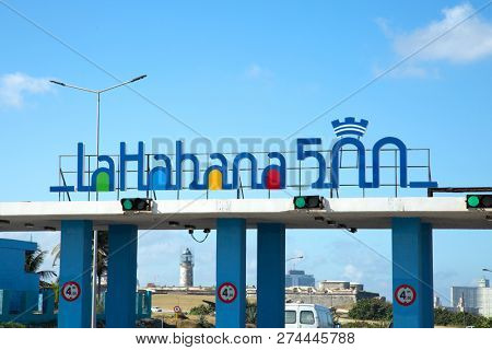 HAVANA-CUBA- DEC 9, 2018: Havana reaching its 500th foundation anniversary .  Founded in 1519, Havana is today Cubaâs capital and one of its most magical, eclectic and vibrant cities