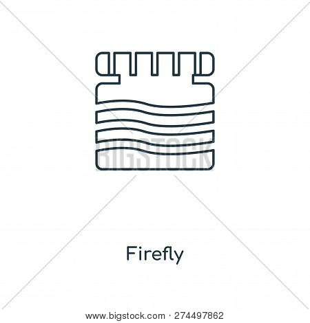Firefly Icon In Trendy Design Style. Firefly Icon Isolated On White Background. Firefly Vector Icon 