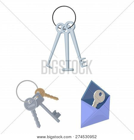 Vector Illustration Of Key  And Protection Symbol. Collection Of Key  And Security Stock Vector Illu