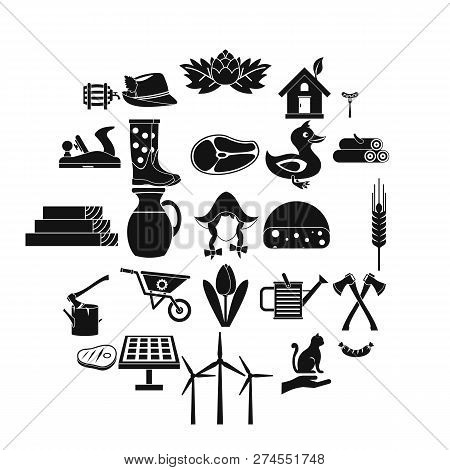 Stockroom Icons Set. Simple Set Of 25 Stockroom Icons For Web Isolated On White Background