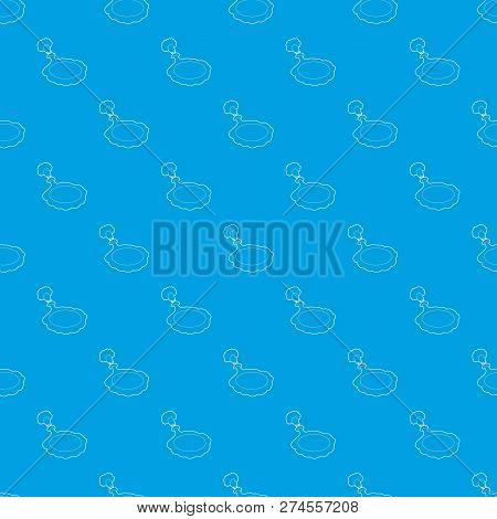 Whoopee Cushion Pattern Seamless Blue Repeat For Any Use