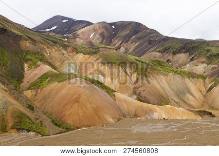 Landmannalaugar Area Landscape, Fjallabak Nature Reserve, Iceland