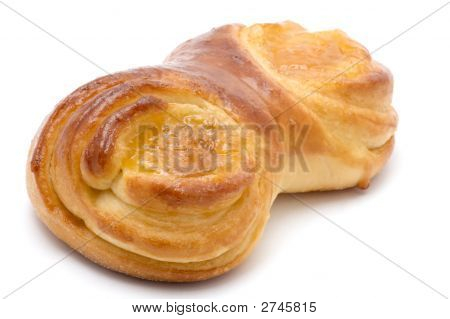 Petit pain avec de la confiture