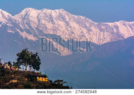 Vannapurna Machapuchre (fish Tail) Mountain View From Pokhara