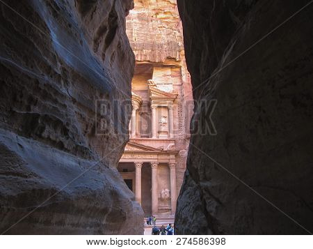 The Sig. Main Entrance To The Ancient City Of Petra. Southern Jordan