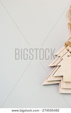 Christmas And New Year's Day Festive Decoration. Flat Lay.