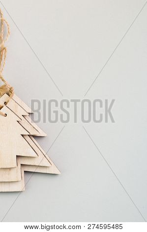 Christmas And New Year's Day Festive Decoration. Flat Lay.