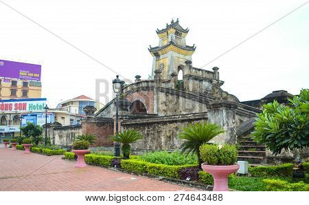 Dong Hoi, Vietnam - Nov 24, 2018 : Ancient Citadel Of Dong Hoi At Dong Hoi City, Quang Binh Province