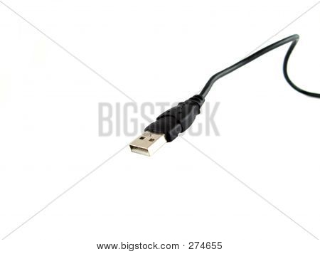 Sort USB-kabel