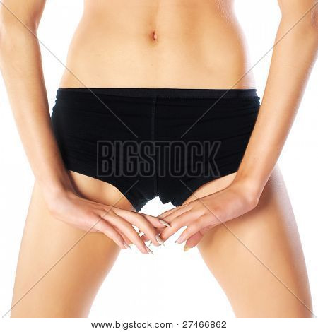 torso of a muscular woman