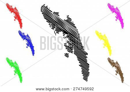 Rakhine State (administrative Divisions Of Myanmar, Republic Of The Union Of Myanmar, Burma) Map Vec