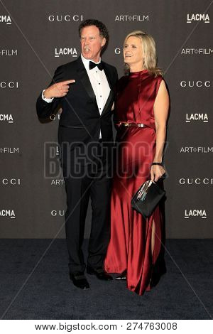 LOS ANGELES - NOV 3:  Will Ferrell, Viveca Paulin at the 2018 LACMA: Art and Film Gala at the Los Angeles County Musem of Art on November 3, 2018 in Los Angeles, CA