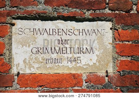 Memmingen Is A City In Bayern/germany With Many Historical Attractions