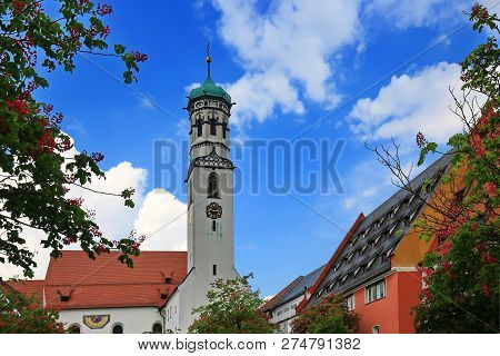 Memmingen Is A City In Bayern/germany With Many Historical Attractions