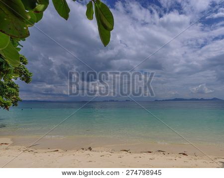 The Beach On The Island Of Koh Kradan. Andaman Sea, Trang Province, Southern Thailand