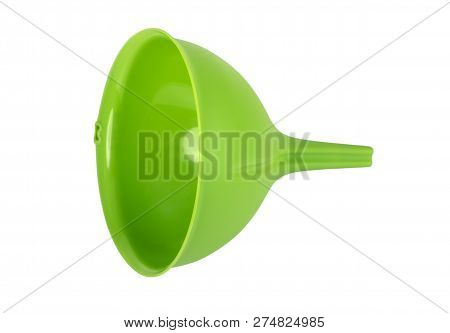 Green Plastic Kitchen Funnel